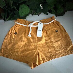Urban Outfitters Out From Under Orange Cotton Drawstring Shorts S